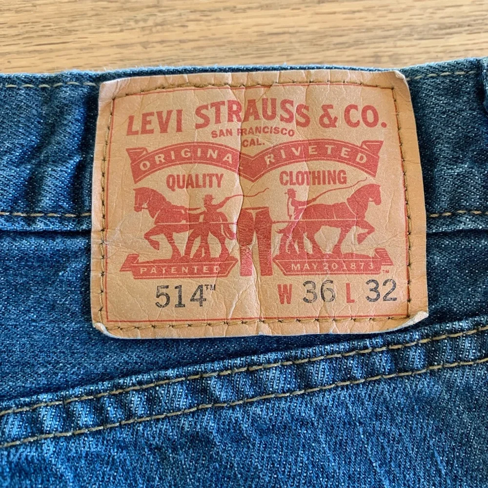 Levi’s 514‎ Straight Leg Blue Men’s 36” x 32” Preowned